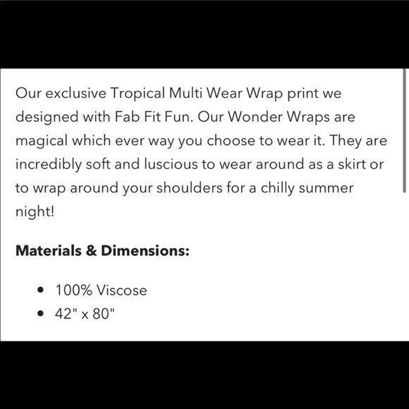 Virginia Wolf scarf, halter dress, wrap, sarong! - Picture 4 of 4